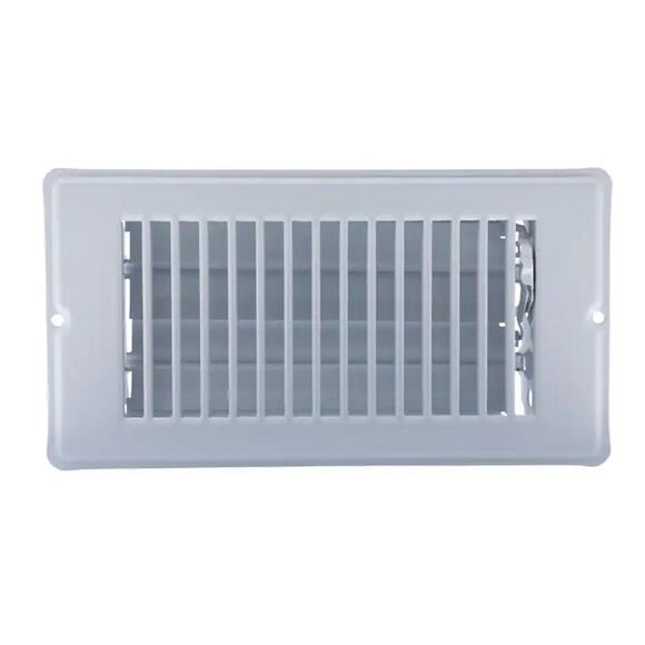 4 in. x 10 in. (7/8" Drop) Steel Wall / Ceiling / Floor Register For Mobile Home - Picture 1 of 8